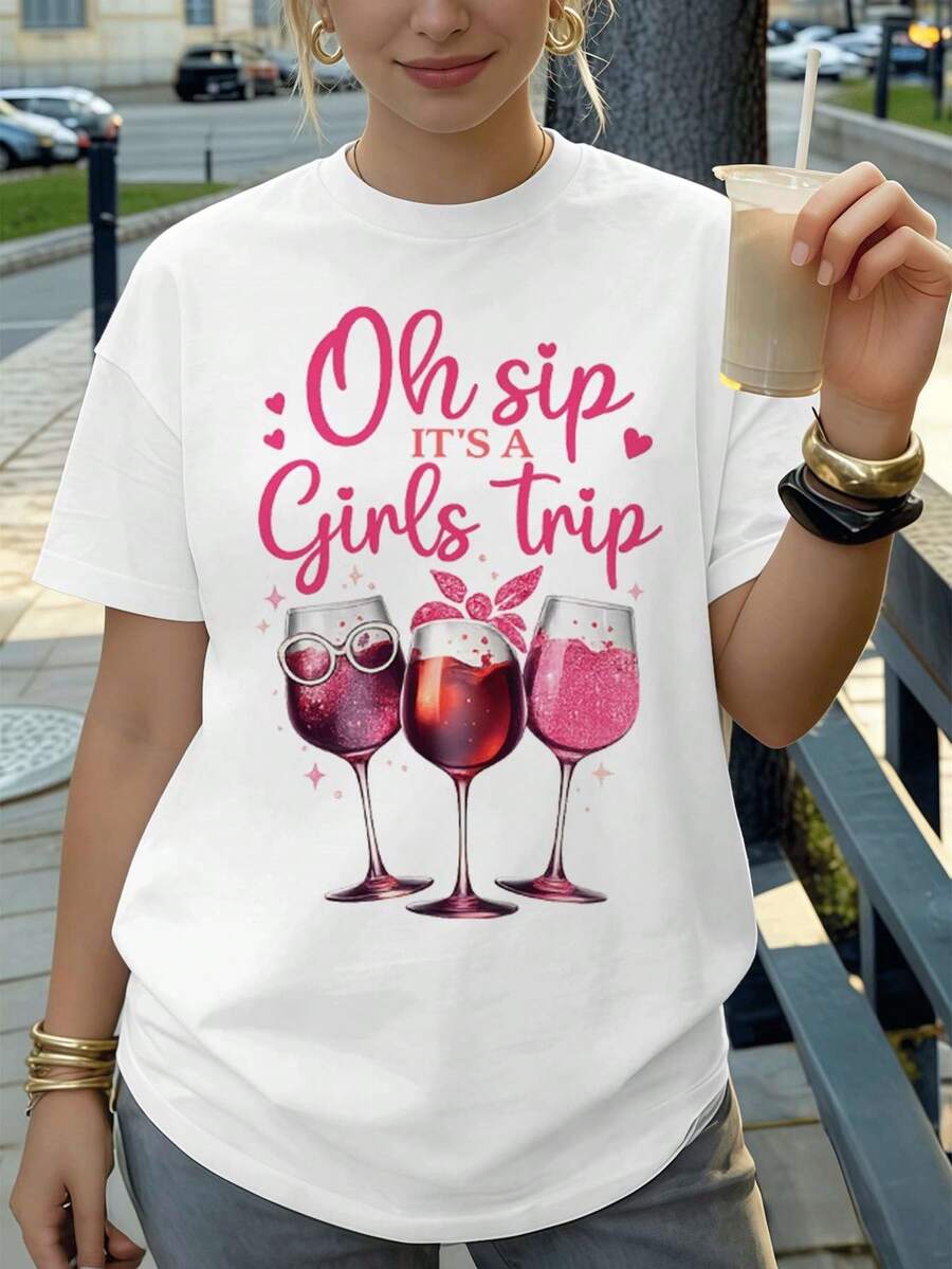 Dam-T-shirts - Vitt - Visa 1