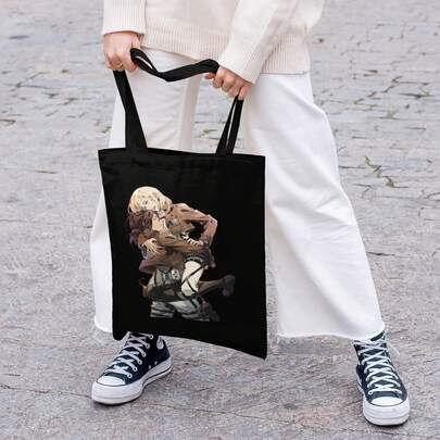 Artcu nuevos de Attack on an que se venden muy bien, rE1c1om1endados para  fans de Armin 1.[TOTE BAG]1 bolso de lona, ​​bolso de c1ompR1AS reutilizable y a la moda, bolso de mano, bolso de hombro de lona de gran capacidad, bolso de mano, bolso de lona beige, bolso de mano de telA1 Plegable y reutilizable, bolso grande encillo para libros de estudiantes, bolso de hombro