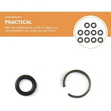 10 Sets Impact Wrench Retaining Ring, 1/2" Square Drive Lock Ring Replacement Parts, Retainer Clip With Rubber O-Ring For Brushless Cordless Air Tools - 10Set - View 8