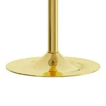 Height-Adjustable Bar Stools In A Set Of Two, 360° Swivel. Luxurious Bar Stools In A White And Gold Design Made Of Water-Repellent PU Leather, Suitable For Kitchen Islands. Various Colors Available. - 白色+金色 - 查看 4
