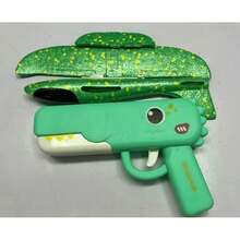 一鍵發射泡沫滑翔機，迴力飛機發射器，滑翔飛機，彈射恐龍槍手擲泡沫飛機玩具戶外滑翔機互動發射器禮物，戶外互動玩具 - 彩色 - 查看 15