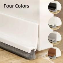 1pc Self-Adhesive Brush Door Bottom Seal Strip, Insect-Proof & Sound-Insulating Door Draft Stopper - Durable Home Improvement Door Bottom Seal - Brush Type - View 10