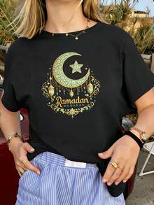 Women T-Shirts - Black - View 1