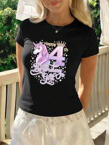 Women T-Shirts - Black - View 1
