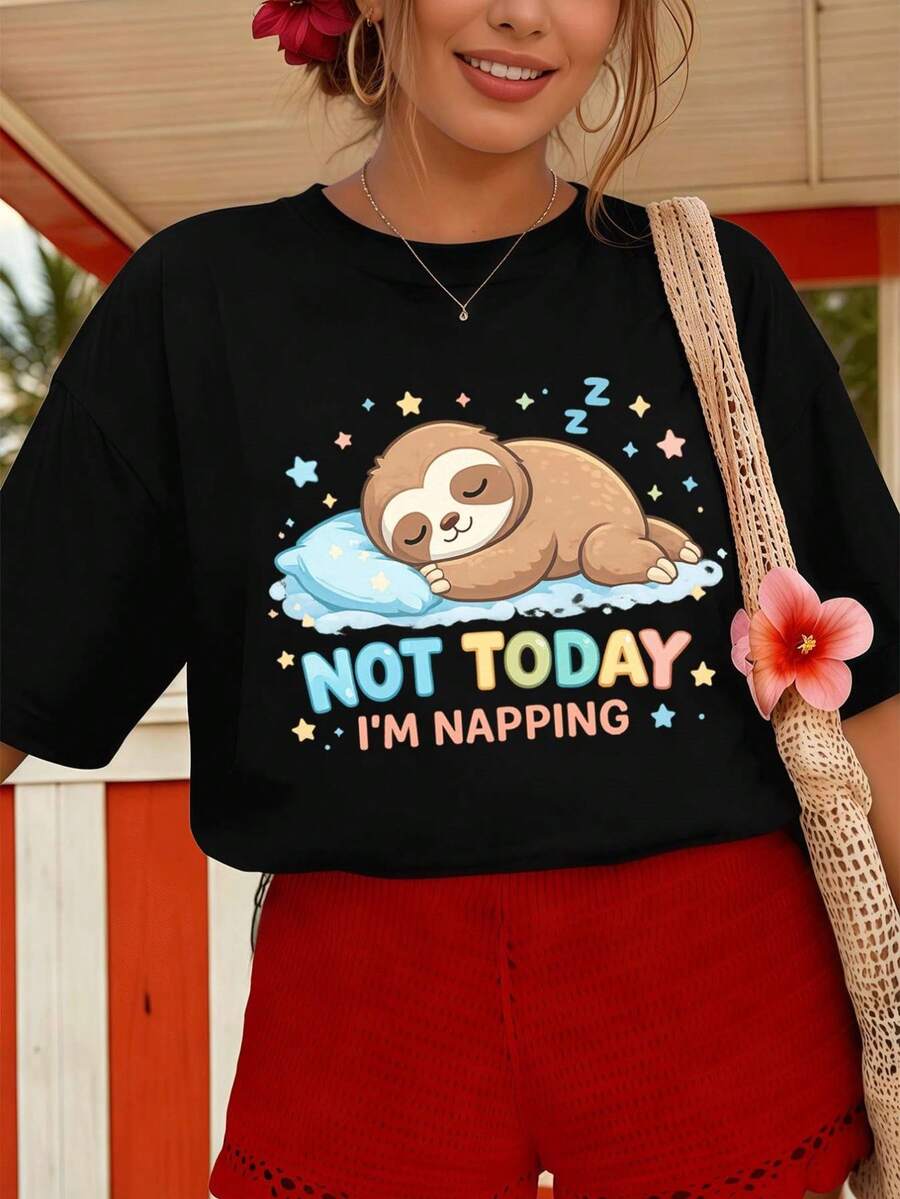 Women T-Shirts - Black - View 1