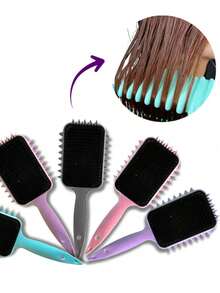 Multifunctional Curling Comb For Curly, Frizzy, And Straight Hair - Color Aleatorio - Ver 3