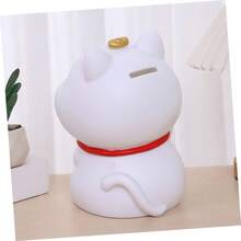 Hucha de Gato Fortuna Irrompible 1 Pieza, Alcancía para Ahorrar Monedas, Maceta Decorativa de Ahorro para Hogar y Oficina, Obsequio para Año y Apertura de Negocio - 1 - Ver 3