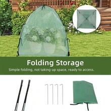 1pc Foldable Bird & Insect Isolation Net - Thick UV Protection Net Cover, Suitable For Outdoor Plant & Vegetable Safety Protection, 60x60x60cm, With Fixing Clips, Gardening Net | Mesh Net | Durable Outdoor Cover, Gardening Net - A - View 7