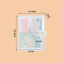 Soporte para tarjetas con 80/120/200 ranuras, carpeta para álbum de colección de gran capacidad, almacenamiento de tarjetas fotográficas, organizador portátil para libros de tarjetas y billetes - B 5 pulgadas 160 ranuras - Ver 19