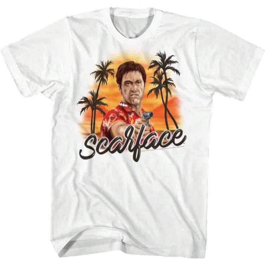 Airbrush White T-Shirt - 圖片色 - 查看 1