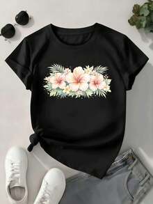 Women T-Shirts - Black - View 1