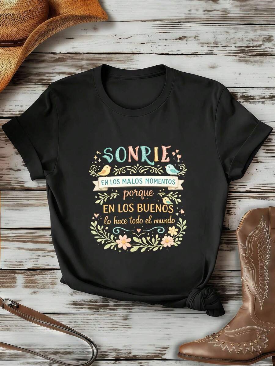 Women T-Shirts - Black - View 1