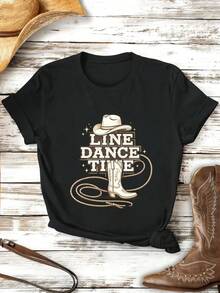 Women T-Shirts - Black - View 2