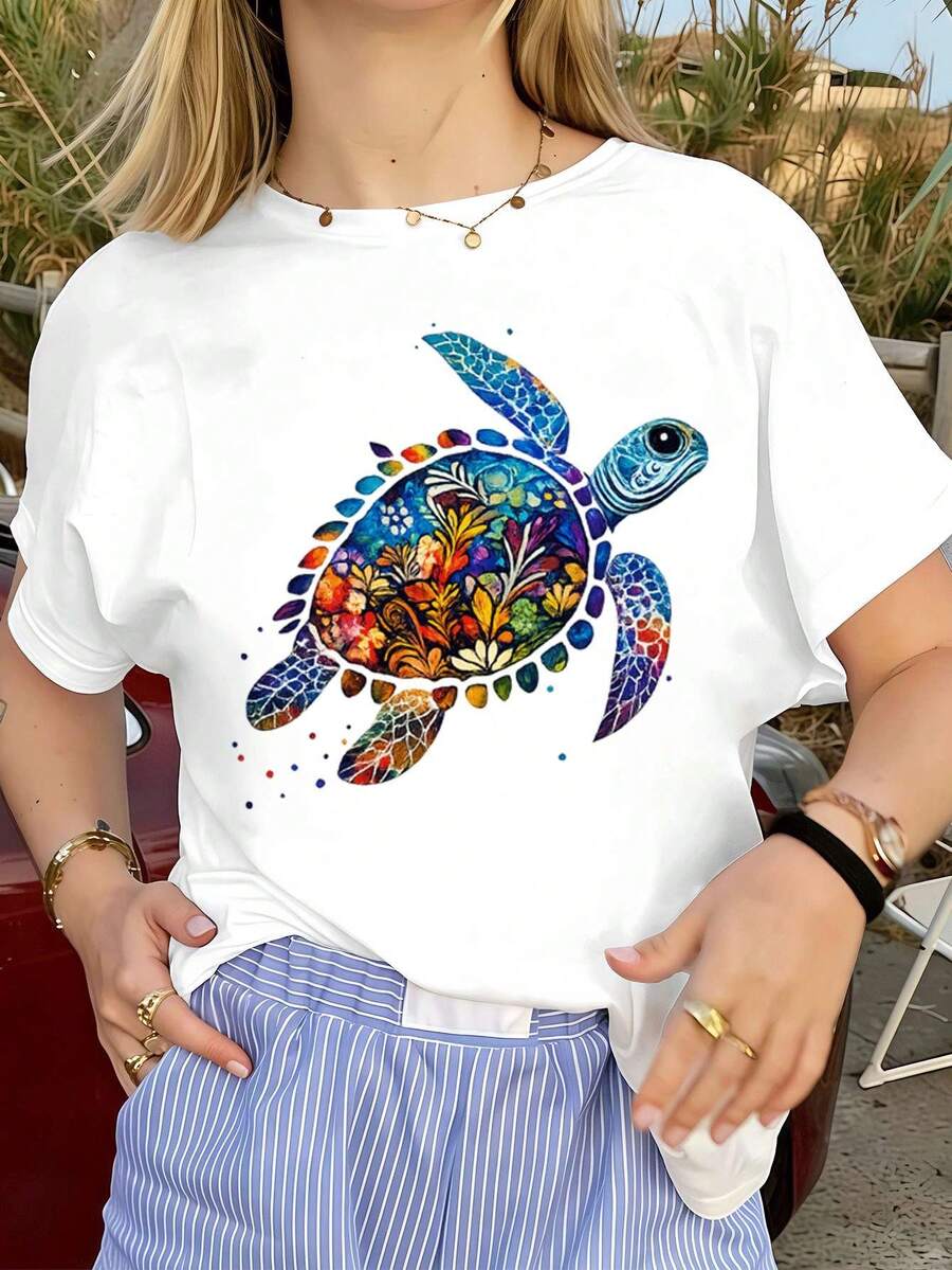 Women T-Shirts - White - View 1