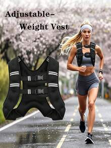 Adjustable Weight Vest Heavy Duty Weight Training Vest For Workouts Running Gym And Strength Training Core Strength And Bone Health Fitness Gear (Unisex) Weight Loss And Slimming Equipment Fitness Workout Gym Equipment Home Exercise - Multicolor - View 2