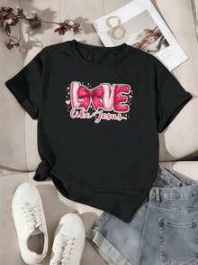 Women T-Shirts - Black - View 2