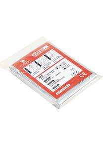 CAMEL CROWN Manta térmica de emergencia, manta de prevención de hipotermia para exteriores, equipo de protección contra el frío reforzado, manta de calentamiento y salvamento, manta de primeros auxilios para exteriores - Plateado - Ver 3