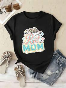 Women T-Shirts - Black - View 2