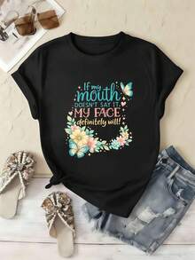 Women T-Shirts - Black - View 2