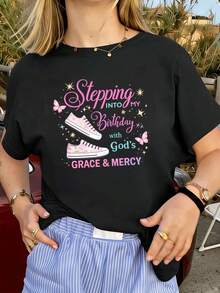 Women T-Shirts - Black - View 1