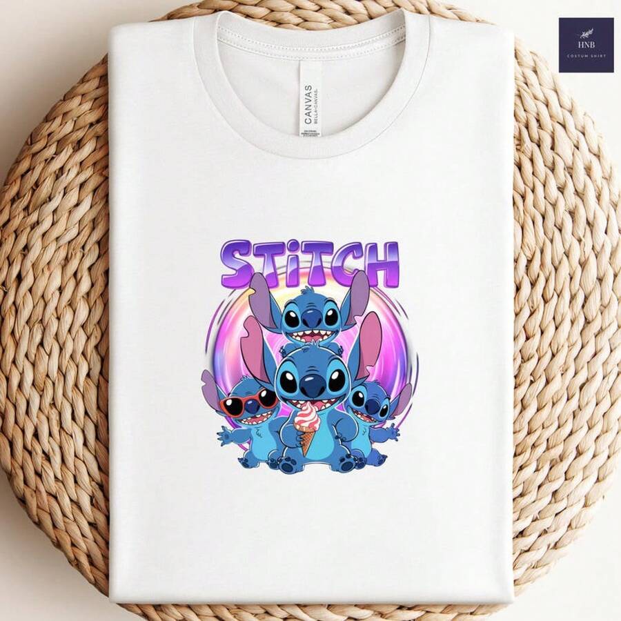 Disney Stitch Shirt, Disney Lilo And Stitch Shirt, Lilo & Stitch Movie 2025, Disney Birthday Gifts, Disney Squad, Unisex TShirt, Disney Trip--Disneys Disneyland Paris The Magic Kingdom Disneyesque The House Of Mouse Mickey Mouse Empire Modest Summer Outfits Take That T Shirt Summer Coord Tops For Women Summer Summer Clothes Women Summer Clothes Summer Tops Summer Tops Women Summer Co Ord Summer Top Summer Outfits White Top Black Top Holiday Outfits For Women  Tops For Women Summer Holiday Gifts Valentine's Day Gifts Earth Day Gifts Oktoberfest Gifts Summer Bank Holiday Gifts - trắng - Xem 1