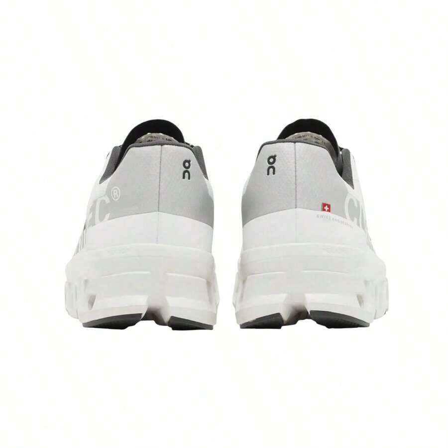 NEW On Running Cloudmonster All White 61.98434 Men Fashion Sneakers New Vintage-Spring Summer-Inspired Running Shoes, Shock-Absorbing Comfort, Gym To Streetwear-Back To School Hot Buy - All White/Black - View 1