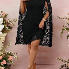 Women Long Dresses - 黑色 - 查看 5