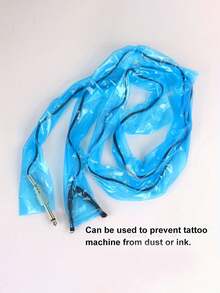 50/100/150/200/300 piezas Fundas desechables para cable de tatuaje, Bolsas de plástico impermeables para protección de línea de máquina de tatuaje, Cubiertas protectoras antipolvo para artistas de tatuajes, Opciones de multicolor, Extiende efectivamente la vida útil del cable - Ver 10
