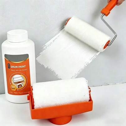 Pintura pequeña a base de agua para reparación de paredes de tambor. Crema de látex multiusos para interior. Mini bote de pintura blanca para retocar rayones y imperfecciones. Ideal para DIY manualidades del hogar