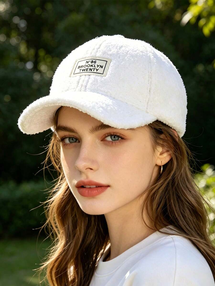 1 chiếc mũ lưỡi trai unisex N86 BROOKLYN TWENTY, mũ lưỡi trai lông cừu mềm mại, thích hợp cho trang phục thường ngày, phụ kiện cần thiết cho kỳ nghỉ hè, đi biển, du lịch. - Nhiều màu - Xem 1