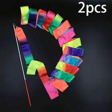 Bộ 5 chiếc gậy múa bằng ruy băng satin JOYIN, quà tặng tiệc tùng, gậy múa ruy băng, quà sinh nhật công chúa, giải thưởng lễ hội, quà nhét vào túi quà học sinh. - Xem 7