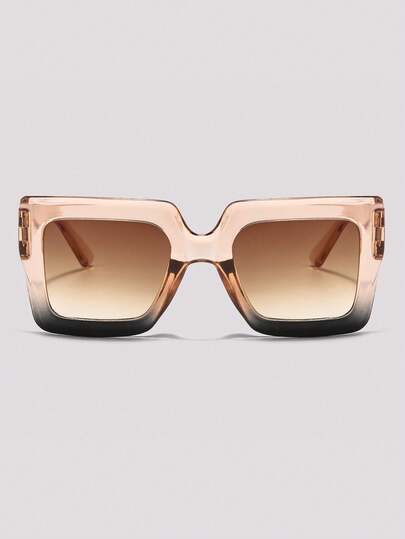 Visivana Vintage Oversized Square Plastic Frame Sunglasses, Fashionable Classic Outdoor Travel Beach Vacation Uv Protection Eyewear Sunglasses Beach Sun Glasses Beach Accessories For Women Sun Glasses Sunglasses Shades Basics And Suit For Sweater Jeans Sweatpants Hoodie Jackets Dress And Long Sleeve Shirt Fashionable Shade Elegant Outfit Family Outings Travel Vacation Holiday For Summer Beach Vacation,Outdoor,Travel