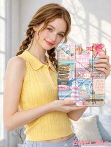 甜美风格，粉色海洋元素保护套，兼容 iPad Air 8(M4)2026(11 英寸)、Air 4/5 10.9 英寸、7/8/9 10.2 英寸，内置笔槽，兼容三星 Tab S6 10.4 英寸，兼容 Kindle 第 11 代(2022/2024)、Kindle Clara 2E、Clara Colour、Clara BW (6 英寸) 和 Libra Colour (7 英寸)，可爱少女时尚设计，平板电脑桌面装饰，生日和节日礼物。 - 彩色 - 查看 2