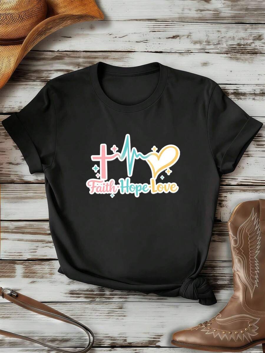 Women T-Shirts - Black - View 1