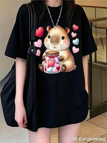 Women T-Shirts - Black - View 1