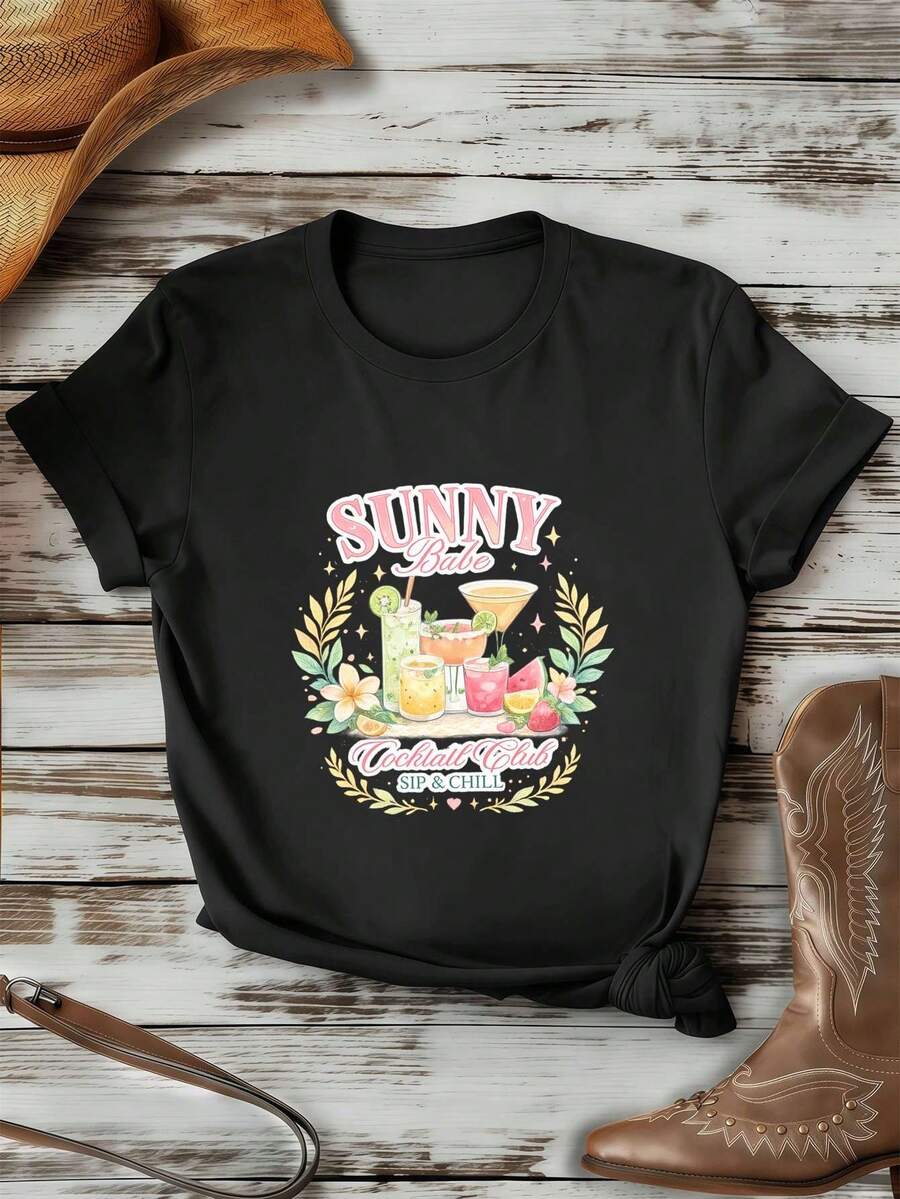 Women T-Shirts - Black - View 1