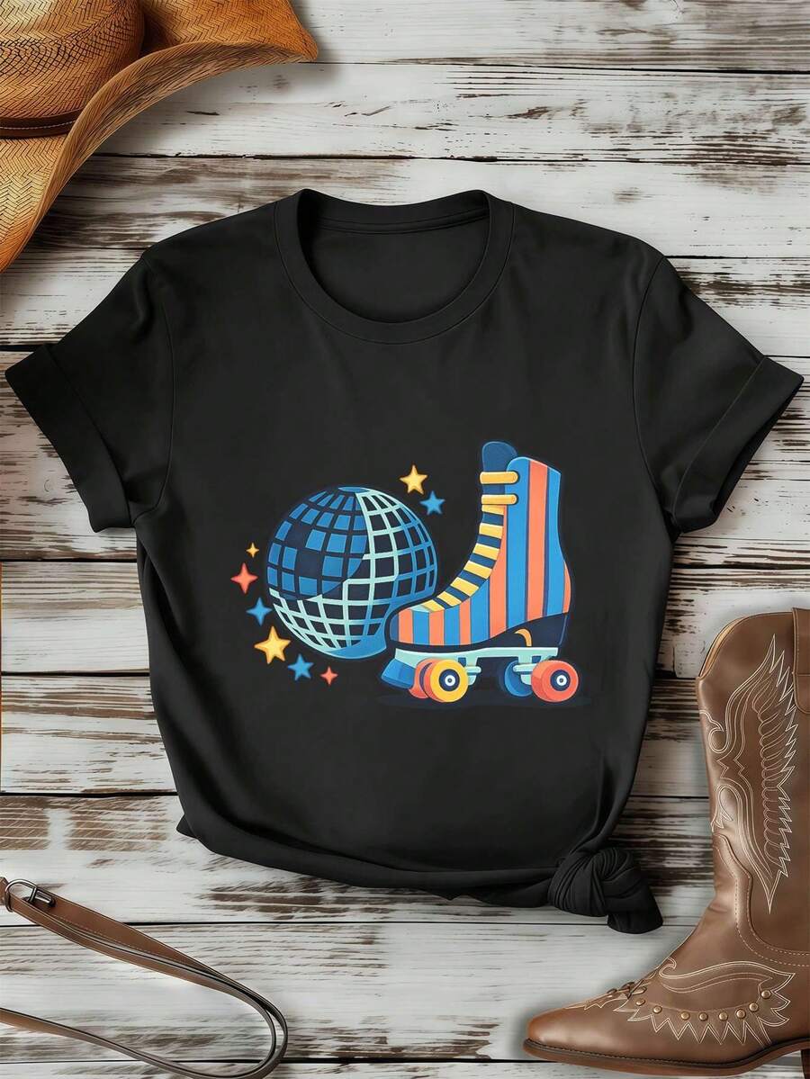 Women T-Shirts - Black - View 1
