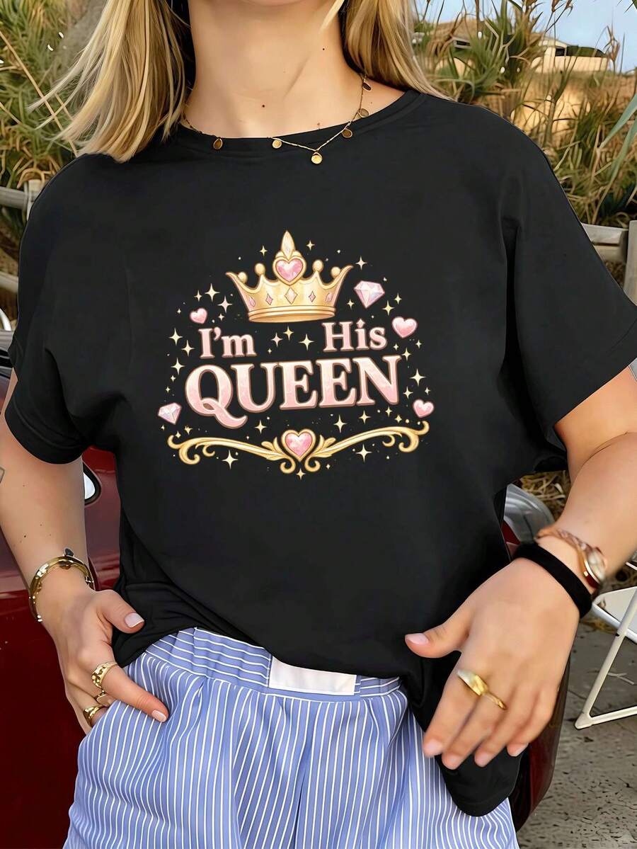 Women T-Shirts - Black - View 1