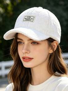 1 chiếc mũ lưỡi trai unisex N86 BROOKLYN TWENTY, mũ lưỡi trai lông cừu mềm mại, thích hợp cho trang phục thường ngày, phụ kiện cần thiết cho kỳ nghỉ hè, đi biển, du lịch. - Nhiều màu - Xem 6
