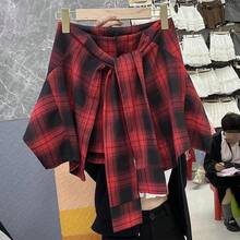 Women Skirts - Red - View 4
