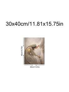 1pc Christian Art, Bible, Religious, Healed By Him,Touching The Hem Of Jesus' Garment Poster,Festival Gift,Suitable For Bedroom,Living Room,Wall Arts,Wall Decor,Home Decor,Room Decor, Canvas Wall Art, Posters, Wall Art With Frame, Optional Frame ﻿ ﻿ - 1PCS - View 21