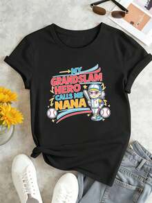 Women T-Shirts - Black - View 2