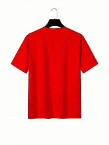 Gift: Large Graphic Of A Powerful Red Truck With Metallic Details That Conveys A Passion For Driving And The Free Spirit Of The Open Road, Accompanied By The Phrase "I Don't Snore, I Dream." T-Shirt, 100% Cotton, Soft - 紅色的 - 查看 3