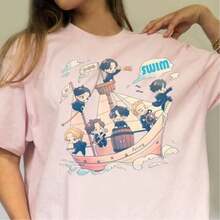 Children White Basic T-Shirt Unisex Boys Bangtan Boys Inspired Short Sleeve Casual Top, B-Ts, B-Ts Shirt, Teen Summer Clothes, Teen Girl Summer Clothes, Teen Clothes, Teen Girl Tops, Clothes For Teen Girls, B-T21, Baby Tees, Ropa De Niña De 8 Años, Blusas, Baby Doll Top, Toddler Boy Summer Clothes, Granola Girl Aesthetic, Toddler Boy Clothes, Shirts>Summer, B-TS Arirang Swim Track Shirt, Chibi World Tour 2026  Fan Tee High-Grade Soft Material, Lightweight And Cool, Neat Tailoring, Clean White Look,  Youth Style, Great For Children Casual Everyday Wear Personalized Gifts, Party Favors For Kids, Gift For Kids, Friends And Family. - 粉色 - 查看 1