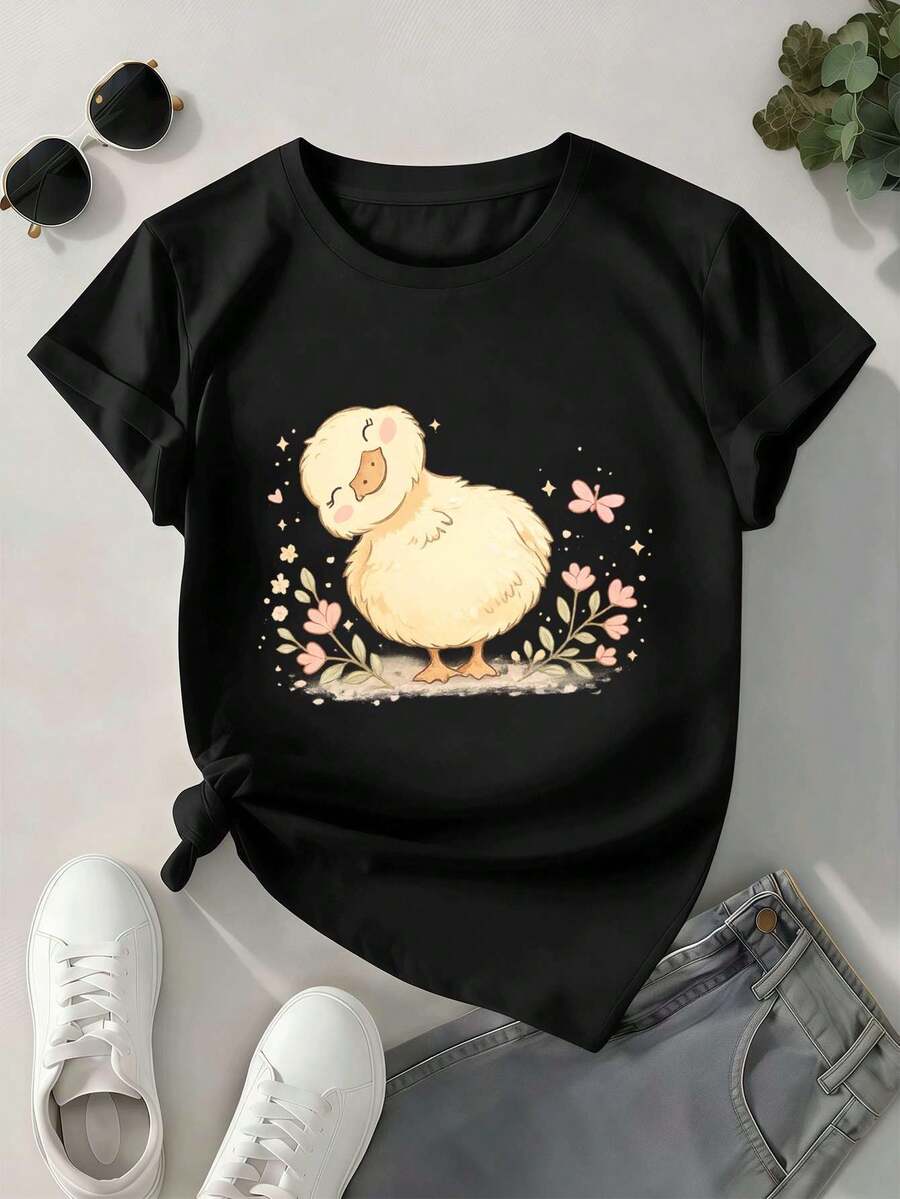 Women T-Shirts - Black - View 1