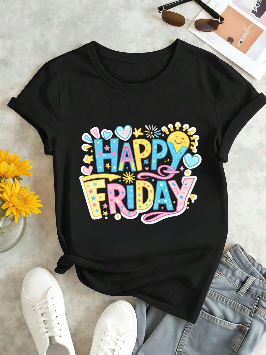Women T-Shirts - Black - View 1
