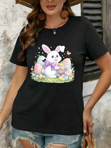 Women T-Shirts - Black - View 1