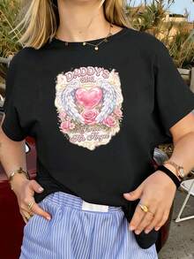 Women T-Shirts - Black - View 1