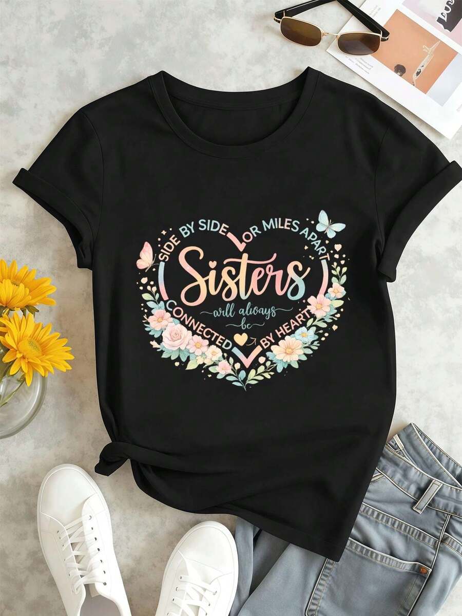 Women T-Shirts - Black - View 1
