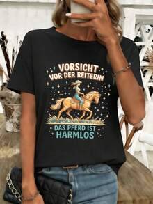 Women T-Shirts - Black - View 1